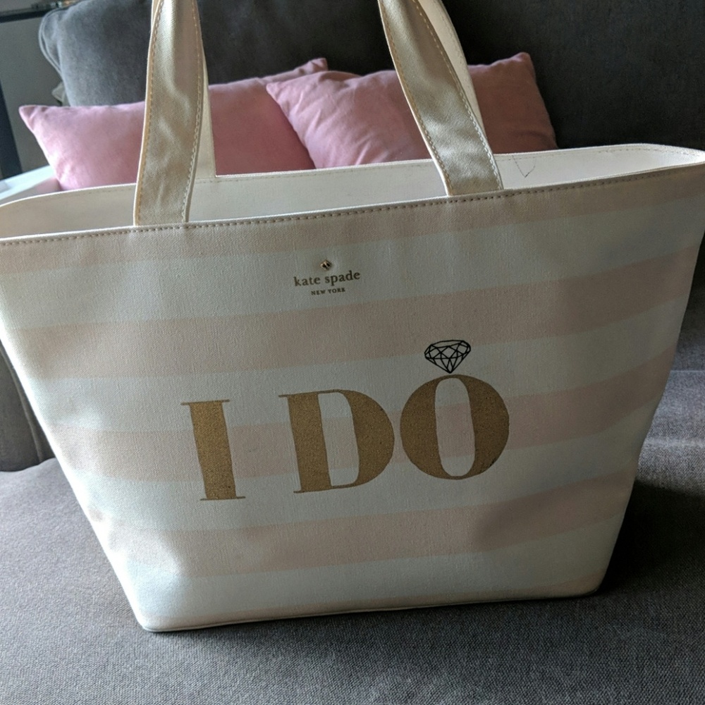 Kate Spade I Do I Did Tote Purse Bridal Bag